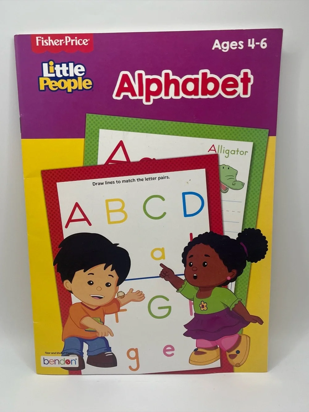 Fisher Price Little People Multimedia Lot Toy Figures VHS Tape Activity Books